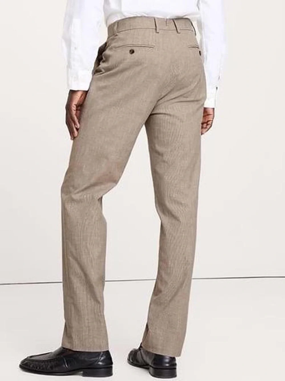 Banana Republic Men's Light Beige Dress Pants